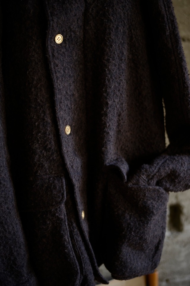 blackbird / motorcycle half coat  fabric by Lyria (brown)