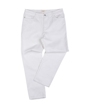 【#Re:room】SLIM STRAIGHT WHITE DENIM［REP246］