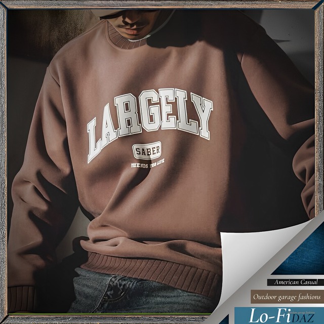 アメリカンレトロ プリントスタイル スウェットトレーナー 20410