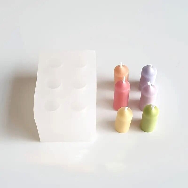 ミニキャンドル型(0.9cm×3.0cm) シリコンモールド | シリコンモールド