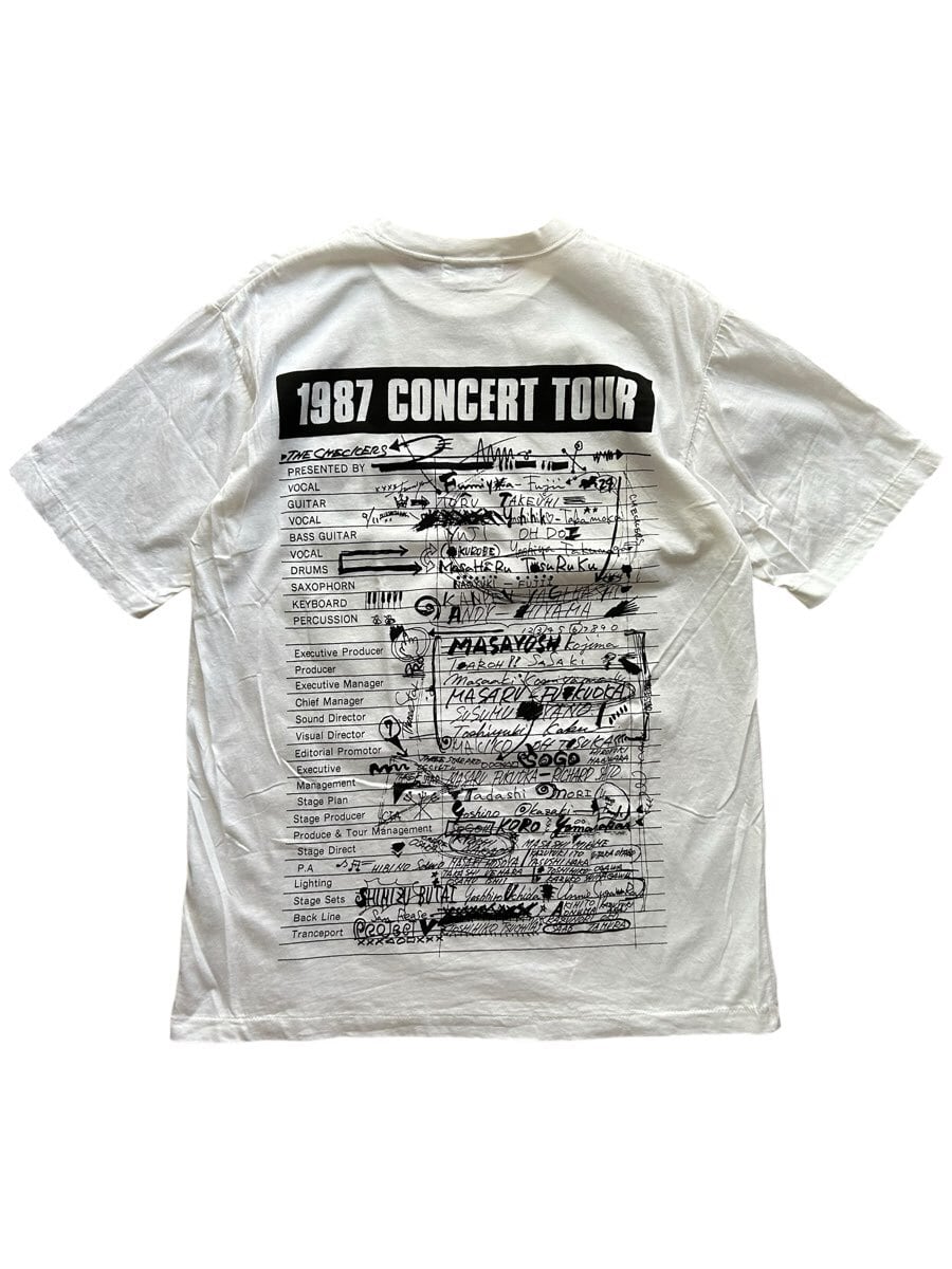 チェッカーズ 1987年ツアーTシャツ 1987's THE CHECKERS Tour Tee | Culture Club