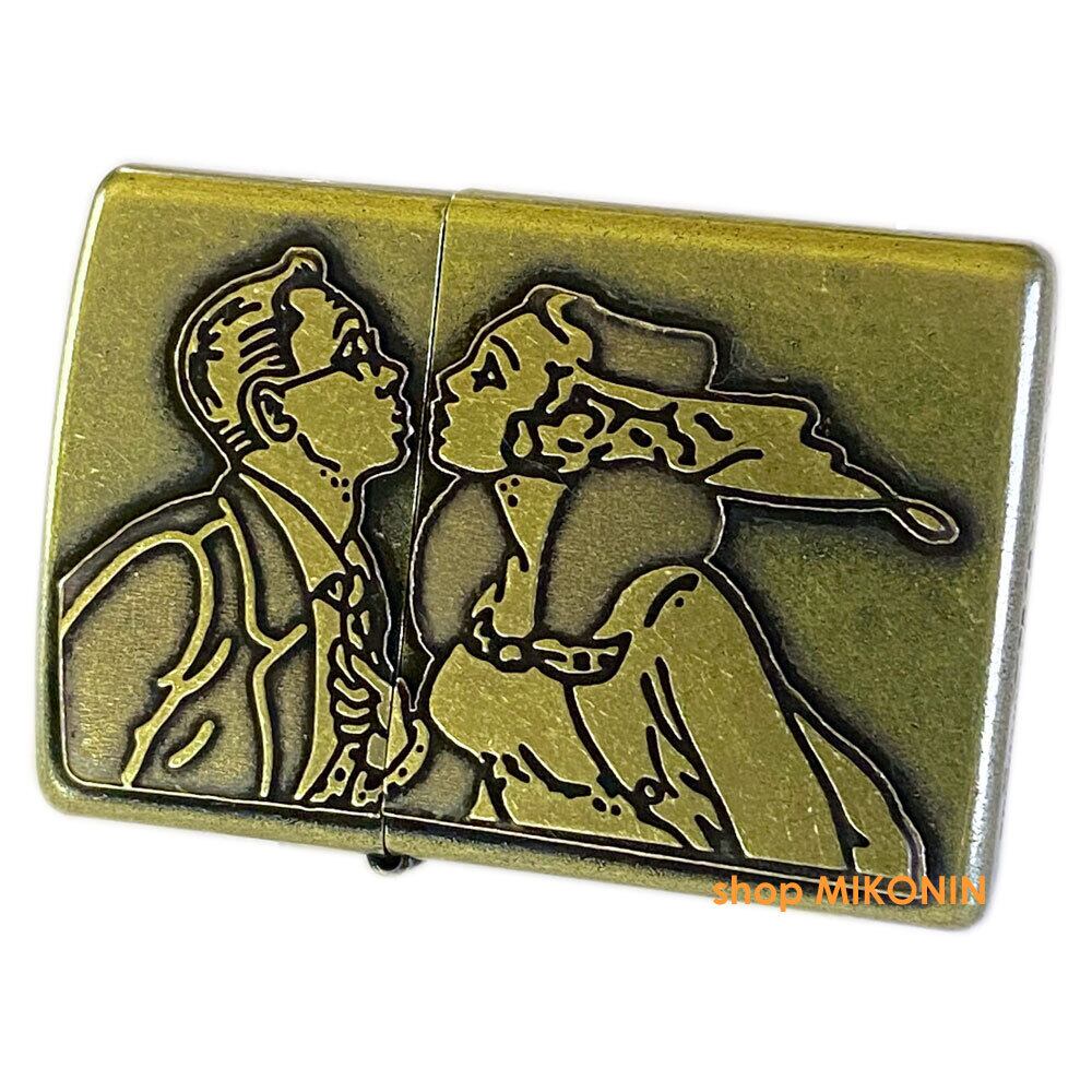 ZIPPO キス クラシックメタル BS ブラス ユーズド仕上げ ウィンディ