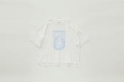 〈 eLfin Folk 24SS 〉 SUPER NOVA Big Tee / elf-241J31 / Tシャツ / white×blue print /