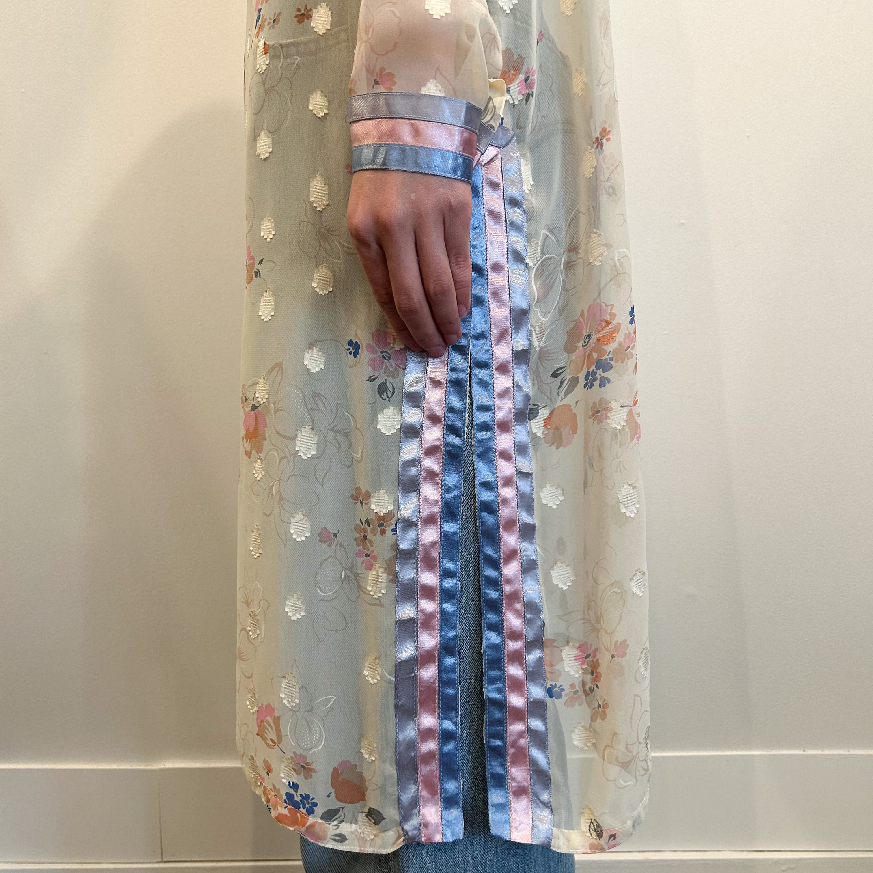 I N C 　神戸古着　アジアン　エスニック　ボヘミアン　レース　シースルー I N C 神戸古着 アジアン エスニック ボヘミアン レース シースルー