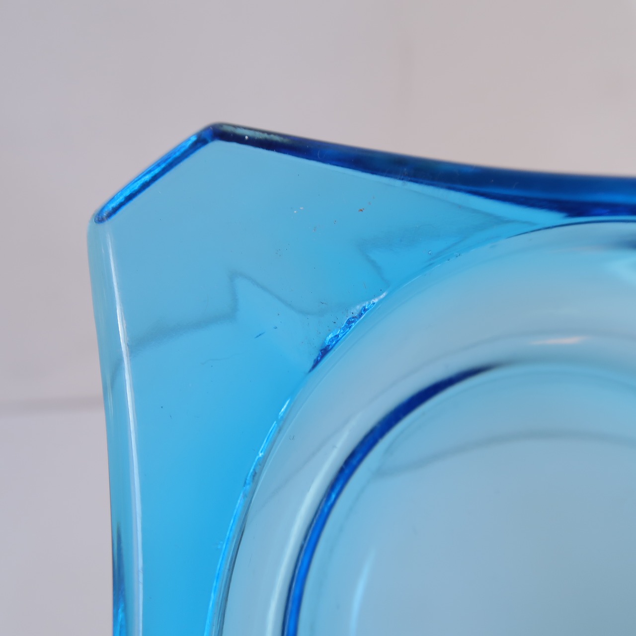 ブルーの星型トレイ