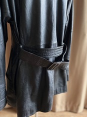sculptural sheepskin sailor collar jacket-5213-9