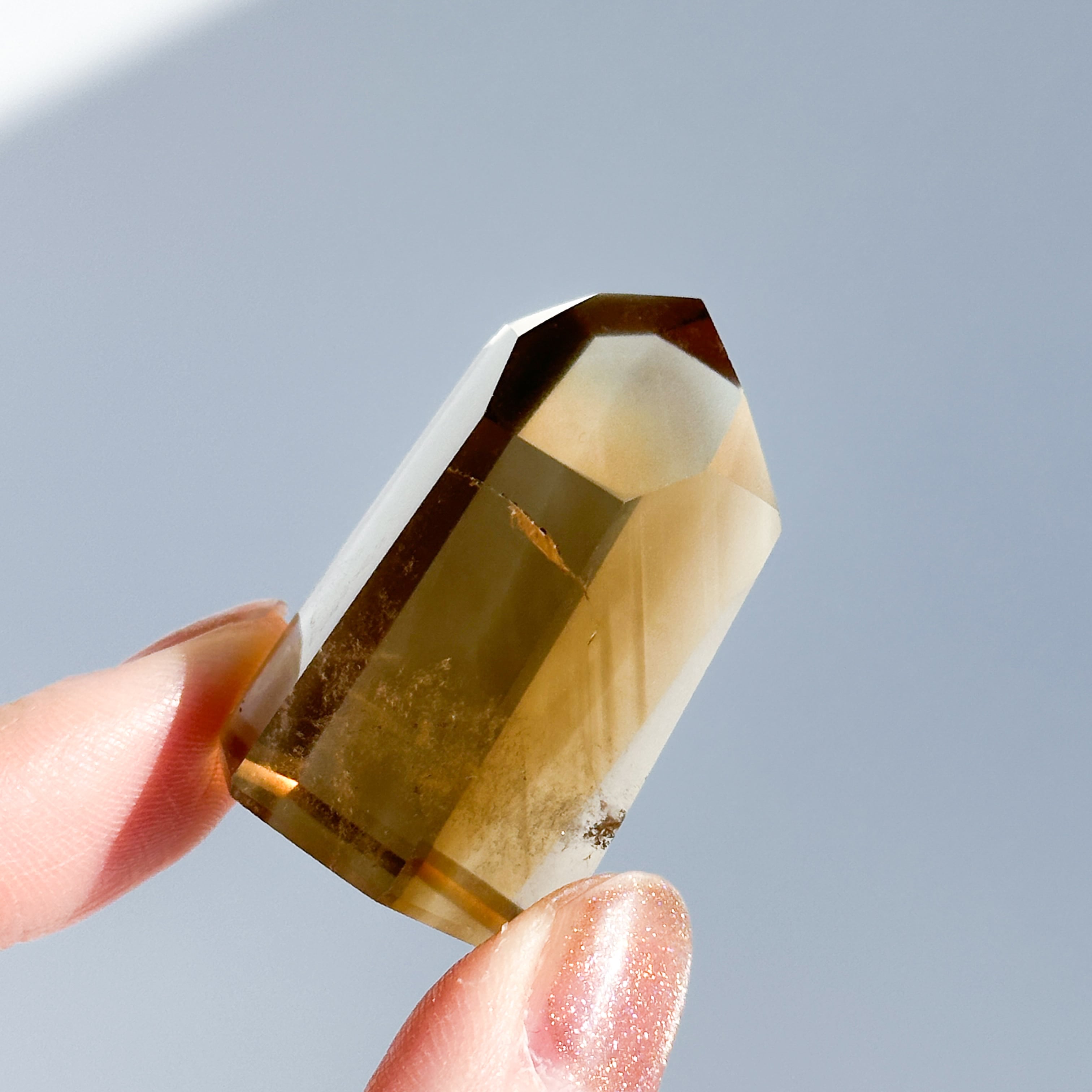 ファントム◎シトリン（黄水晶） タワー 74◇ Citrine ◇ 天然石・鉱物