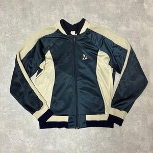70-80s Le Coq Sportif トラックジャケット ニット ネイビー