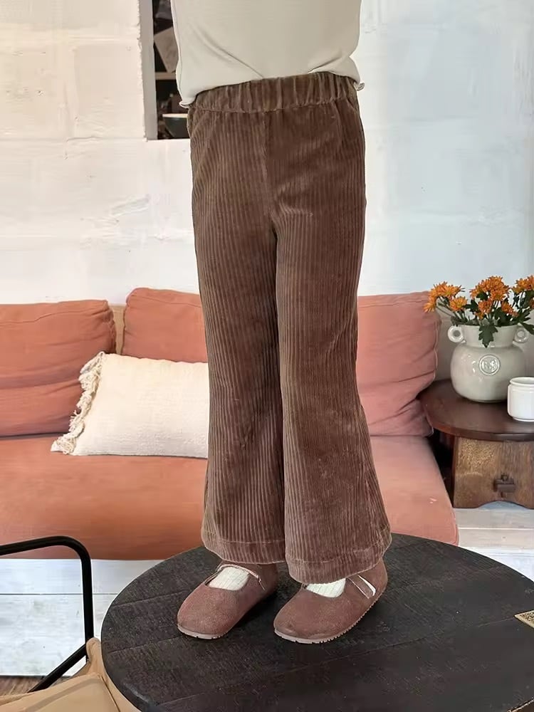3color コーデュロイフレアパンツ