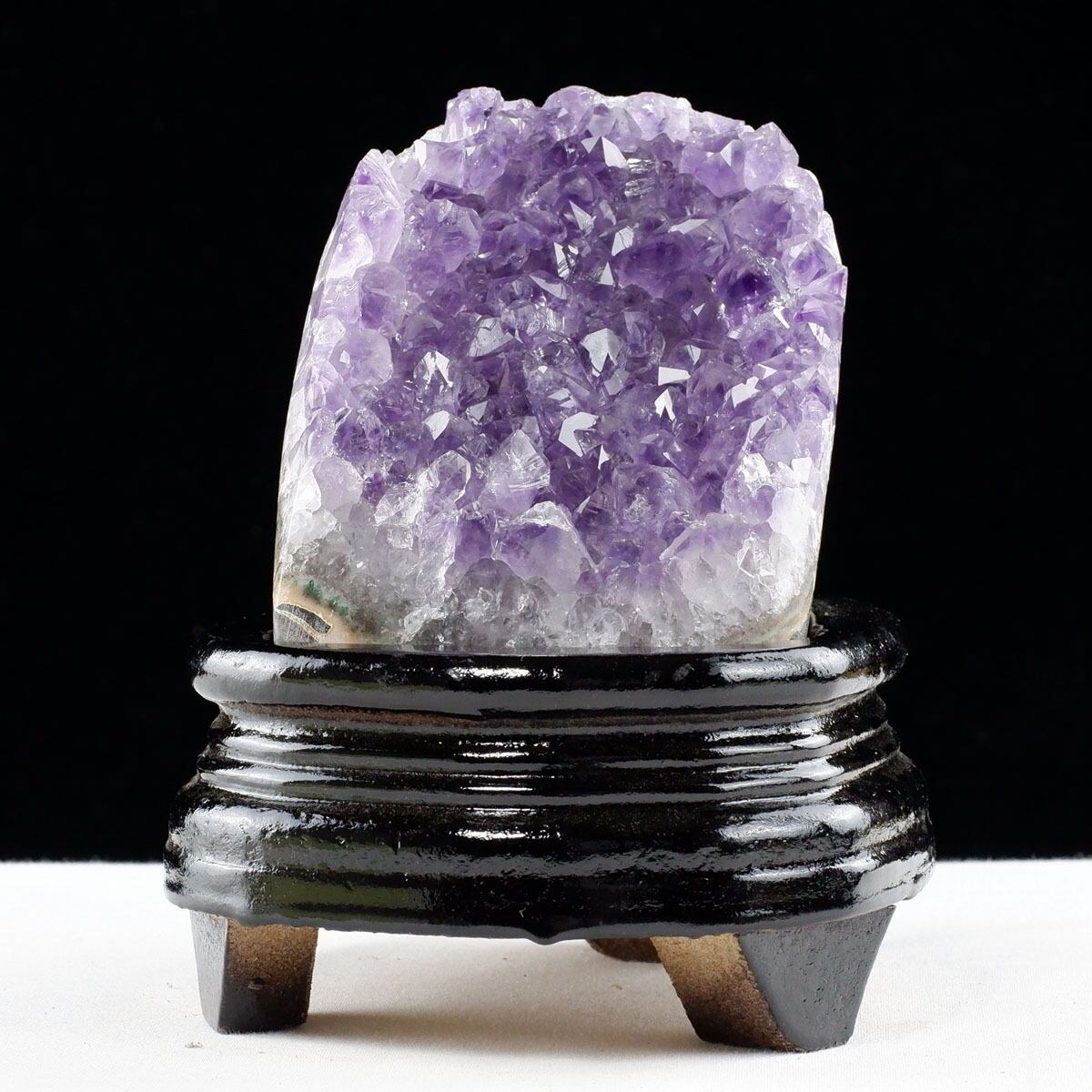 アメジスト 原石 ウルグアイ産 アメジスト クラスター amethyst 台座付属 一点物 182-8769