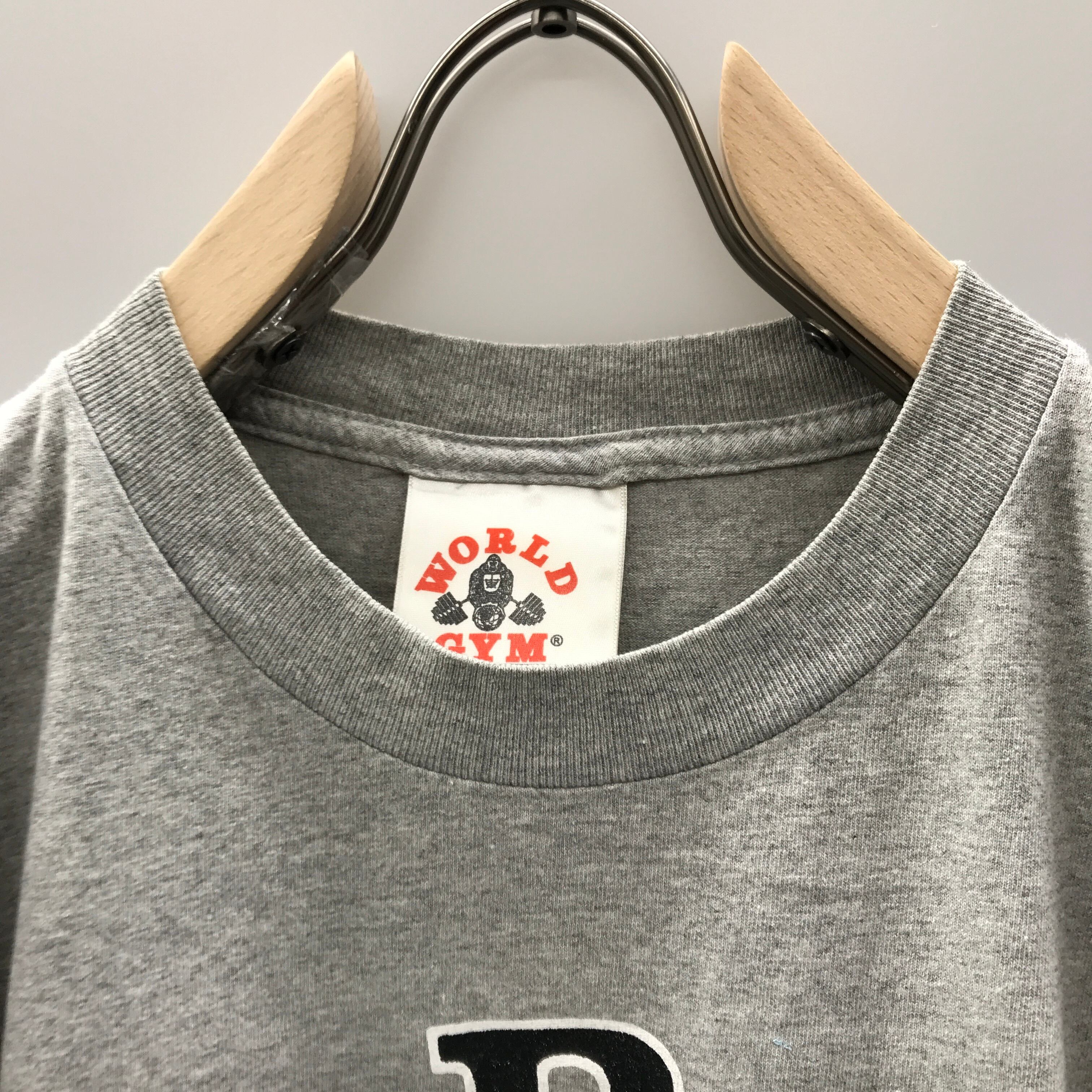 WORLD GYM 半袖Tシャツ ワールドジム ゴリラT ブラック マッスル
