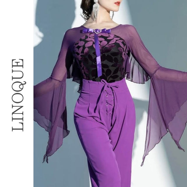 ハートビジューリボンレオタード 2color 【L00089】