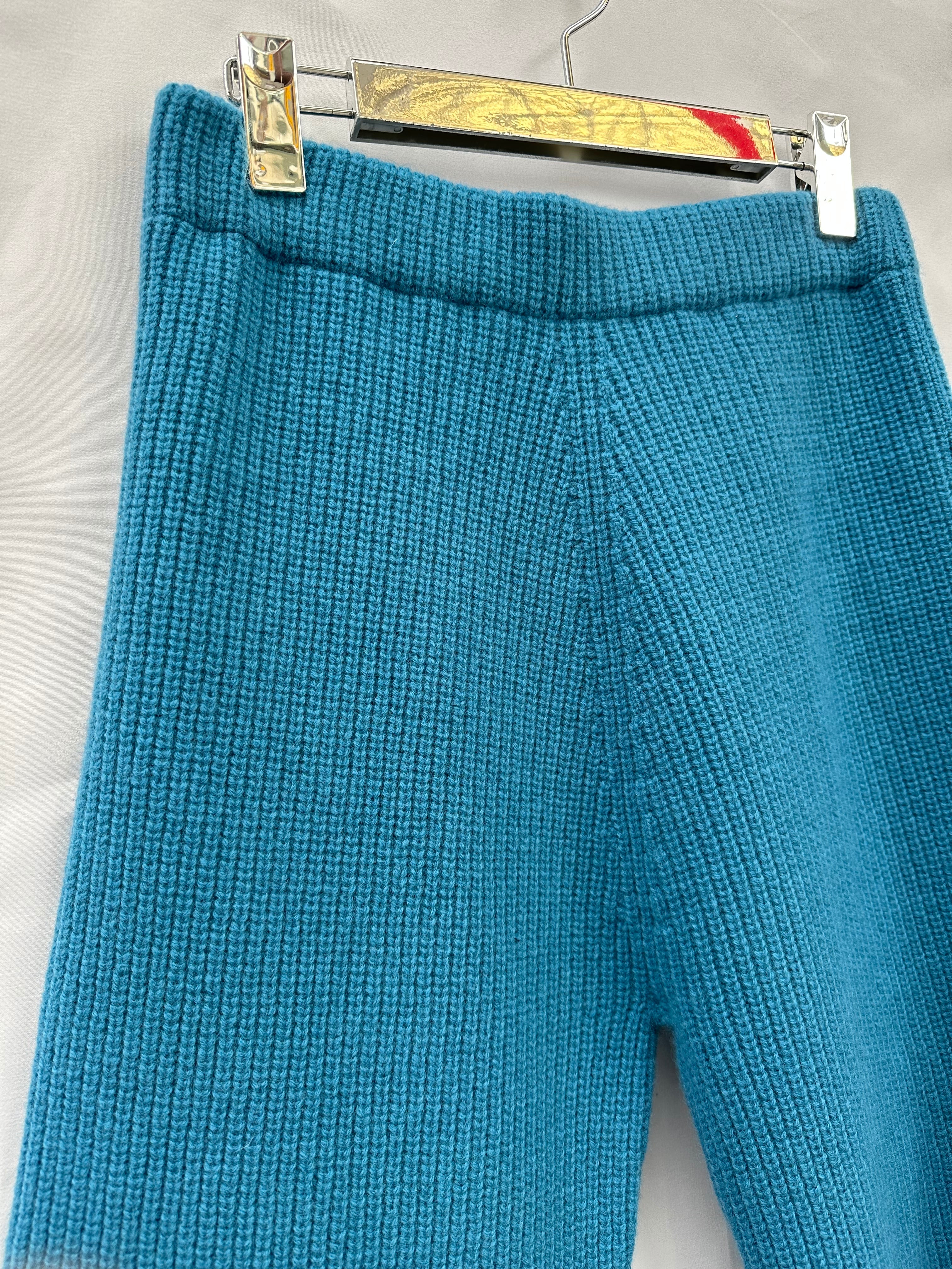 FUMIE=TANAKA slit rib knit pants | AAR