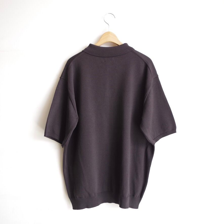 comm.arch. Giza Cotton Knitted Polo S/S | 1F Store