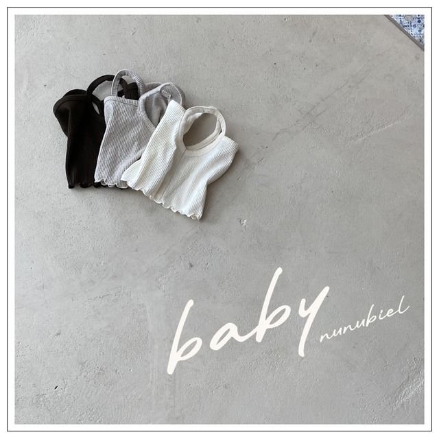 nunubiel 2nd［取寄］bebe chokchok camisole 25ss