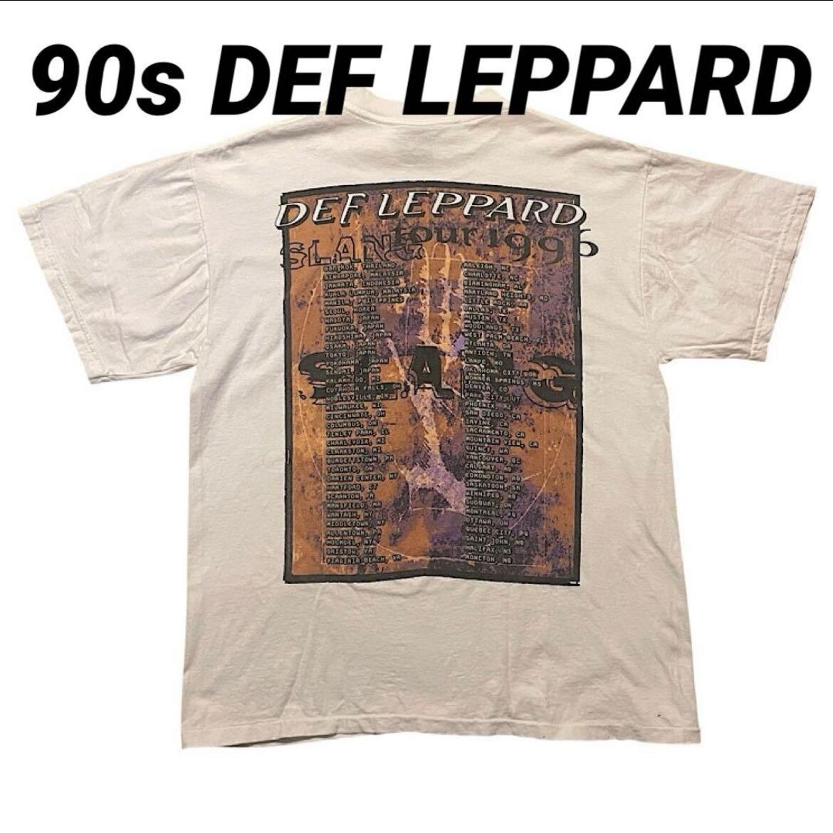 ヴィンテージDef Leppard バンドTシャツ 長袖 ロンT 古着 古着通販