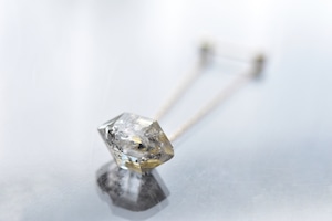 【monaka】Diamond quartz earrings - ダイアモンドクオーツ