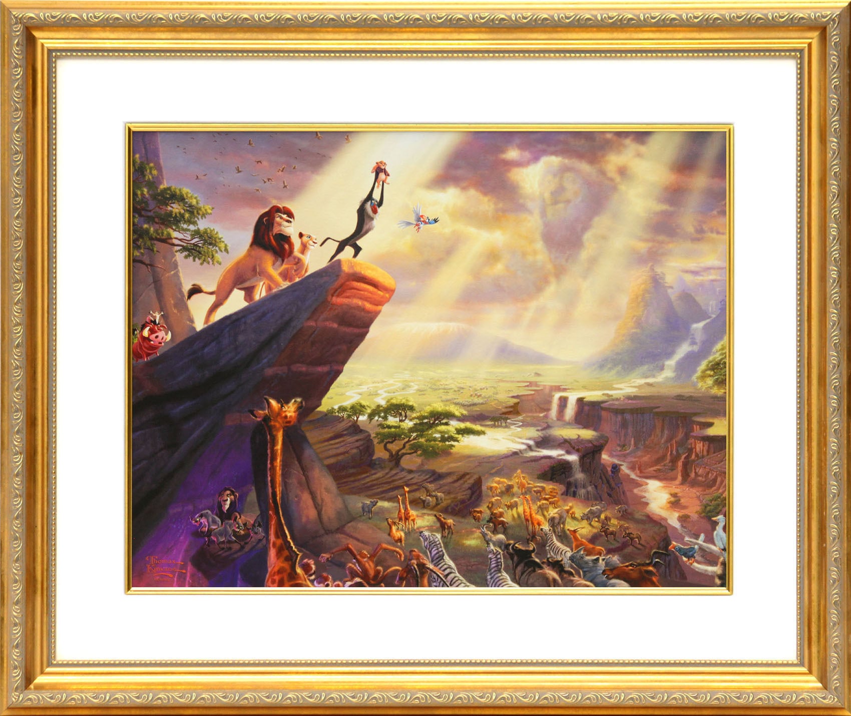 富士山絵画セール｜神界 龍雲 天照大御神 次元上昇開運アート金額縁