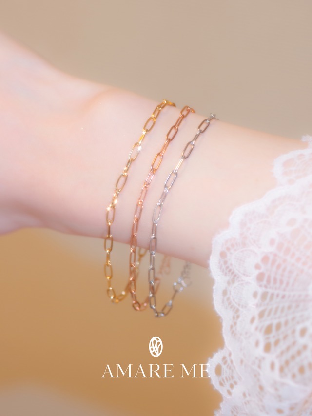 Oval chain bracelet
