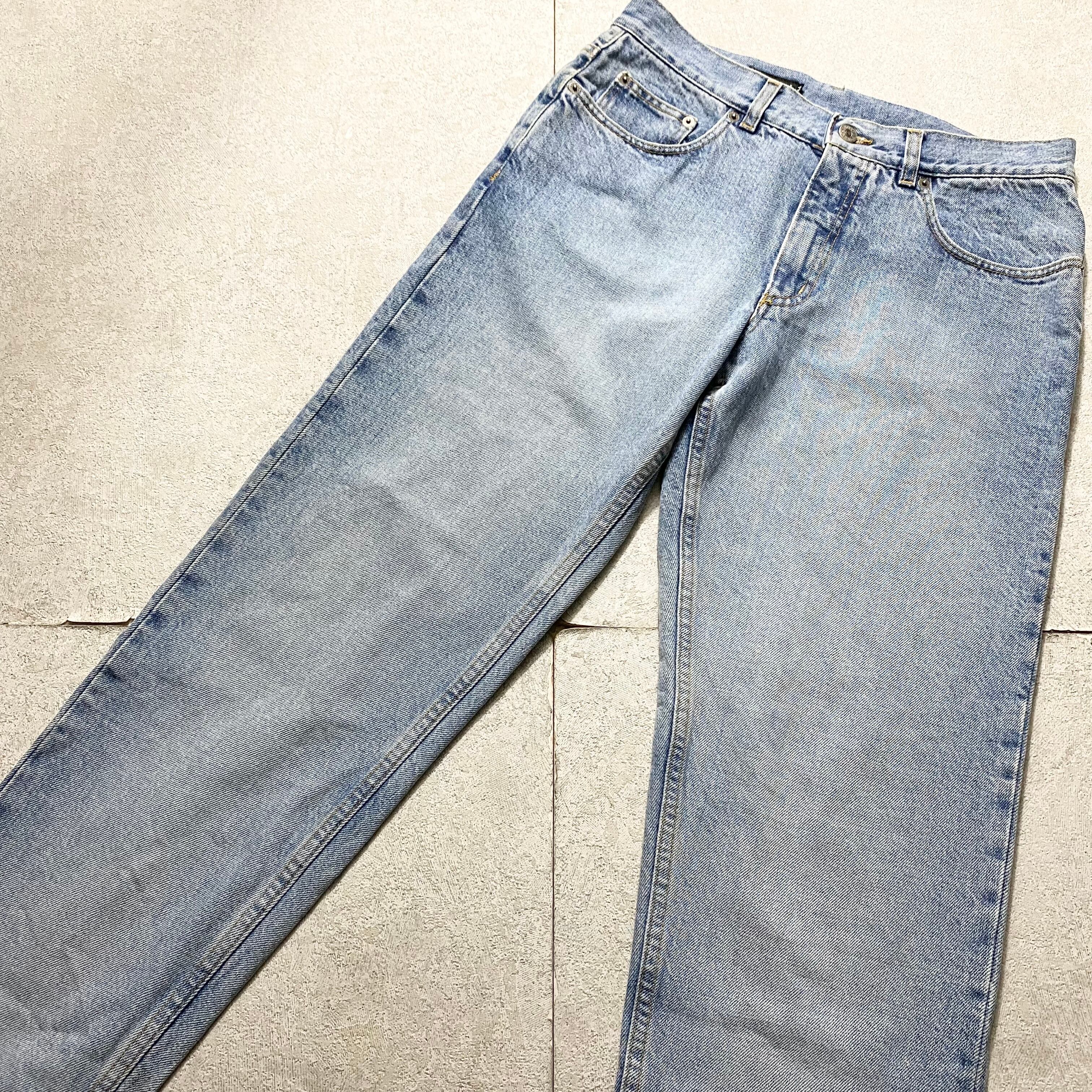 GUCCI “G” rhinestone denim pants | NOIR ONLINE