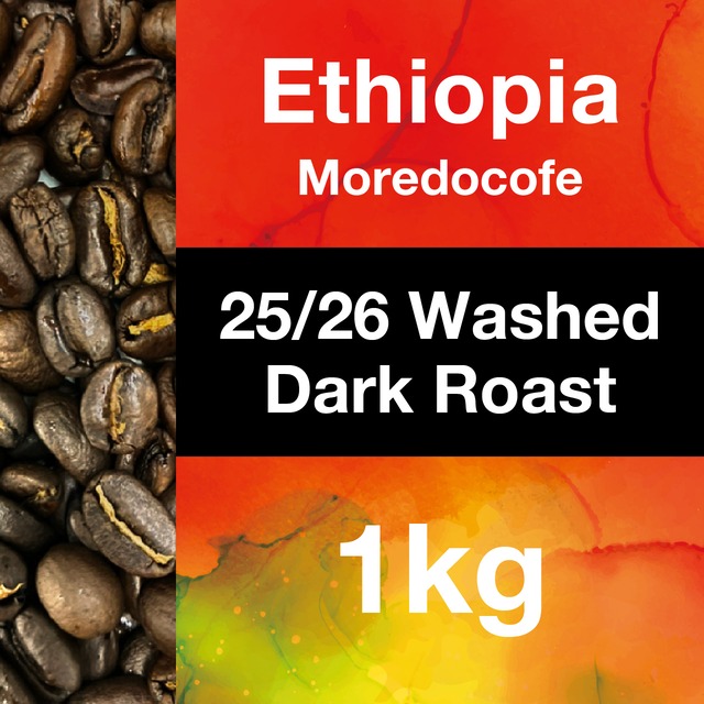 エチオピア モレドコフェ 25/26 Washed ダークロースト 1kg Ethiopia Shidamo Guji ShakissoG2 Moredocofe 1kg Washed Dark Roast