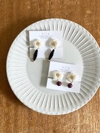 kii6 花刺繍イヤリング2種類