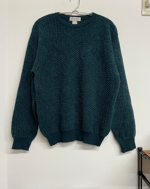 90sTricots St. Raphael Wool Rayon Waffle Knit Sweater/L