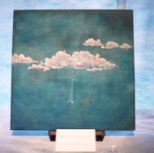 「雨ははじまり、雲へ終わる」— 原画 by matsuko