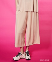 COOLAハートスクリブルプリントTOPS&パンツ (BEIGE)　CQ-48145