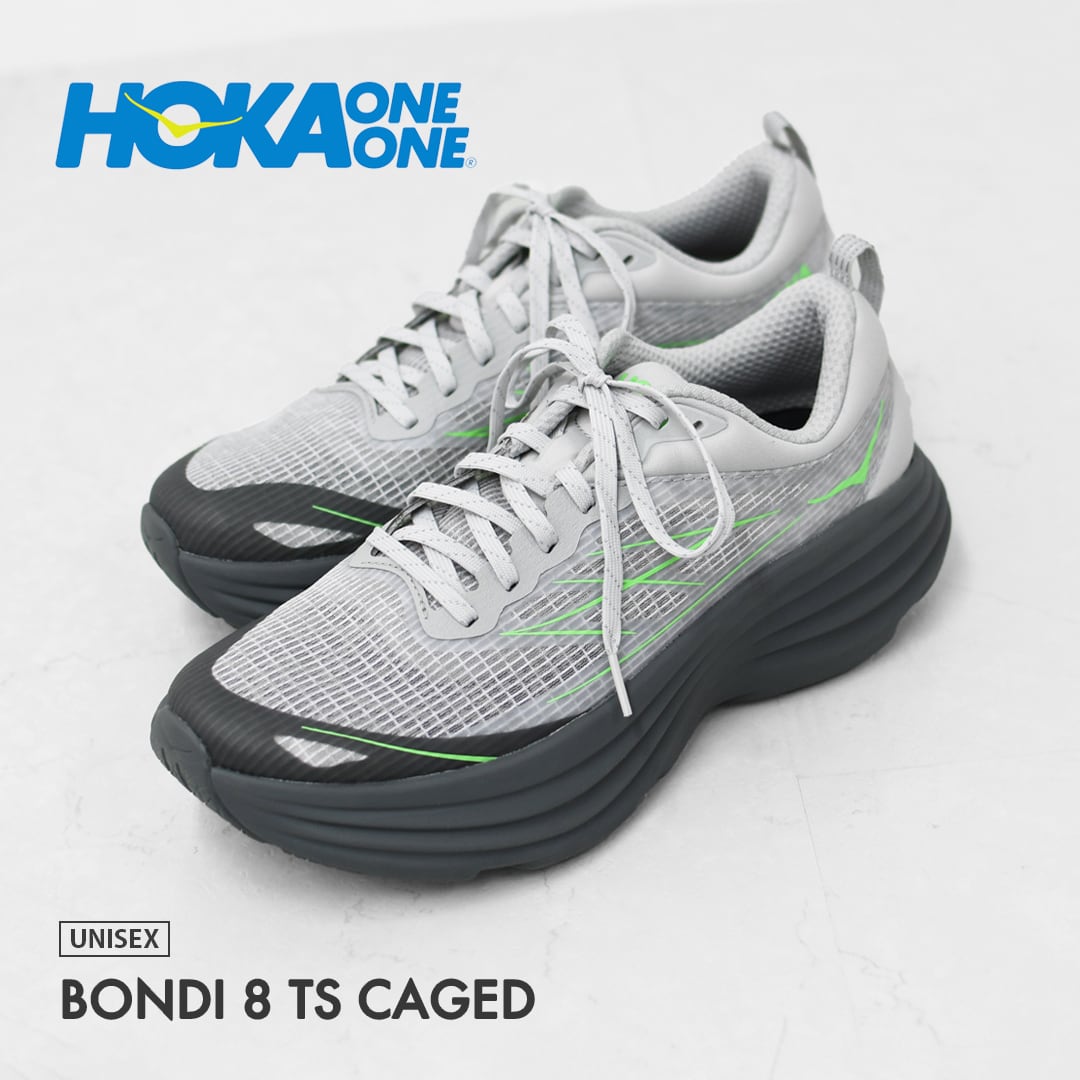 HOKA ONE ONE [ホカオネオネ] U BONDI 8 TS CAGED [1155391-otrr
