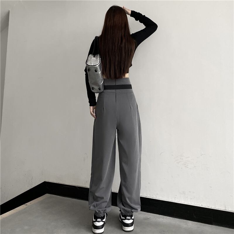 ストレッチウェストレギンス パンツ 秋物韓国ファッションNEW