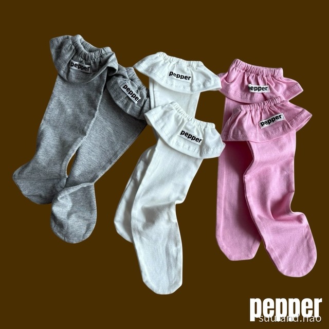 取寄：pepper　フリルニーソックス※送料無料