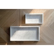 MARBLE TRAY - Bianco Carrara × Medium