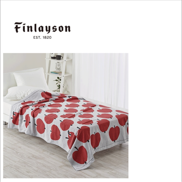 『Finlayson』タオルケット（綿100％）西川株式会社　※特典付き