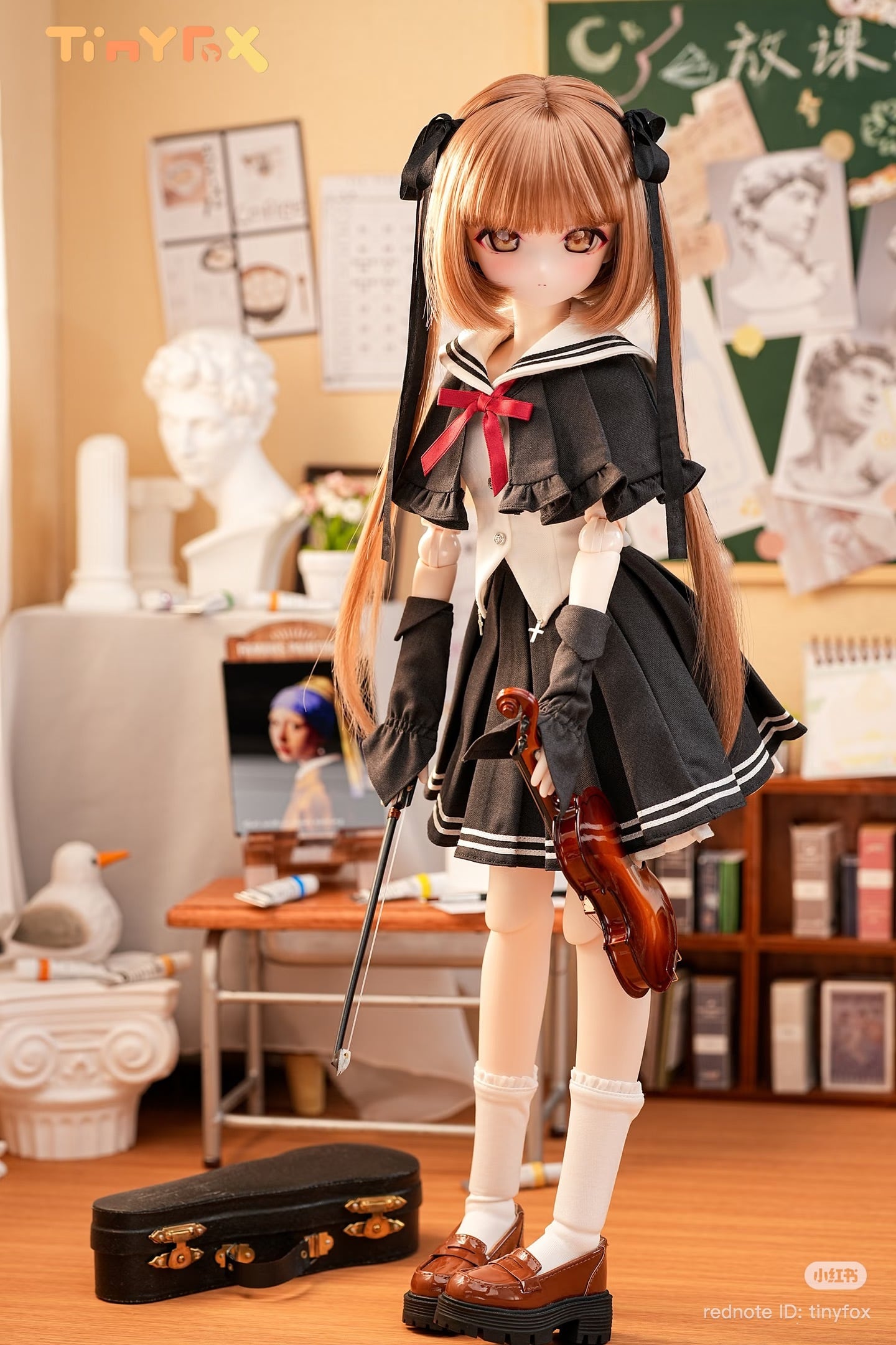 ご予約受付】TinyFox◇狐狐学院シリーズ 1/4ドール【文学系】【音楽系