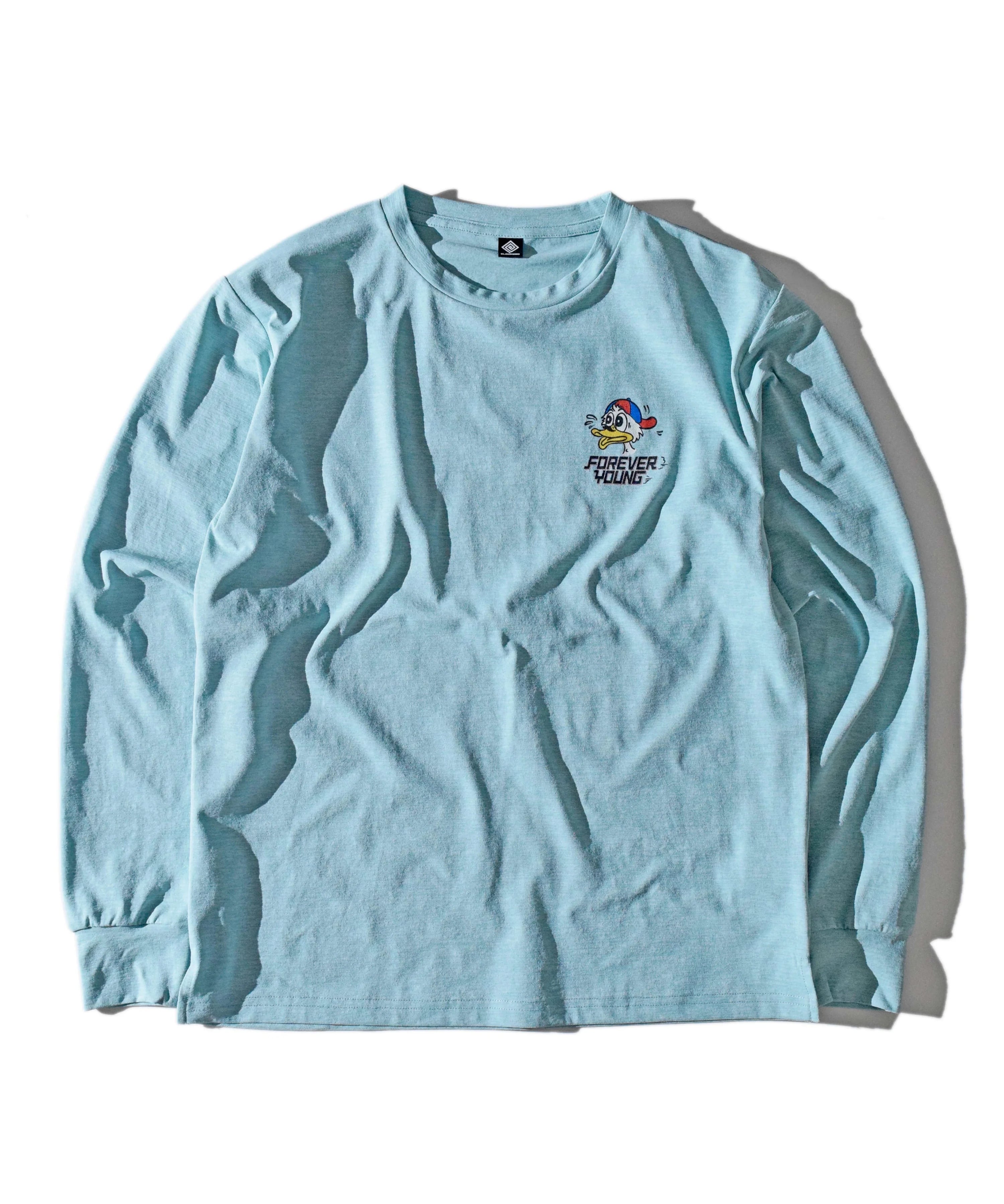 ELDORESO(エルドレッソ)Forever Young Long Tee -Light Blue メンズレディースロングスリーブTシャツ長袖