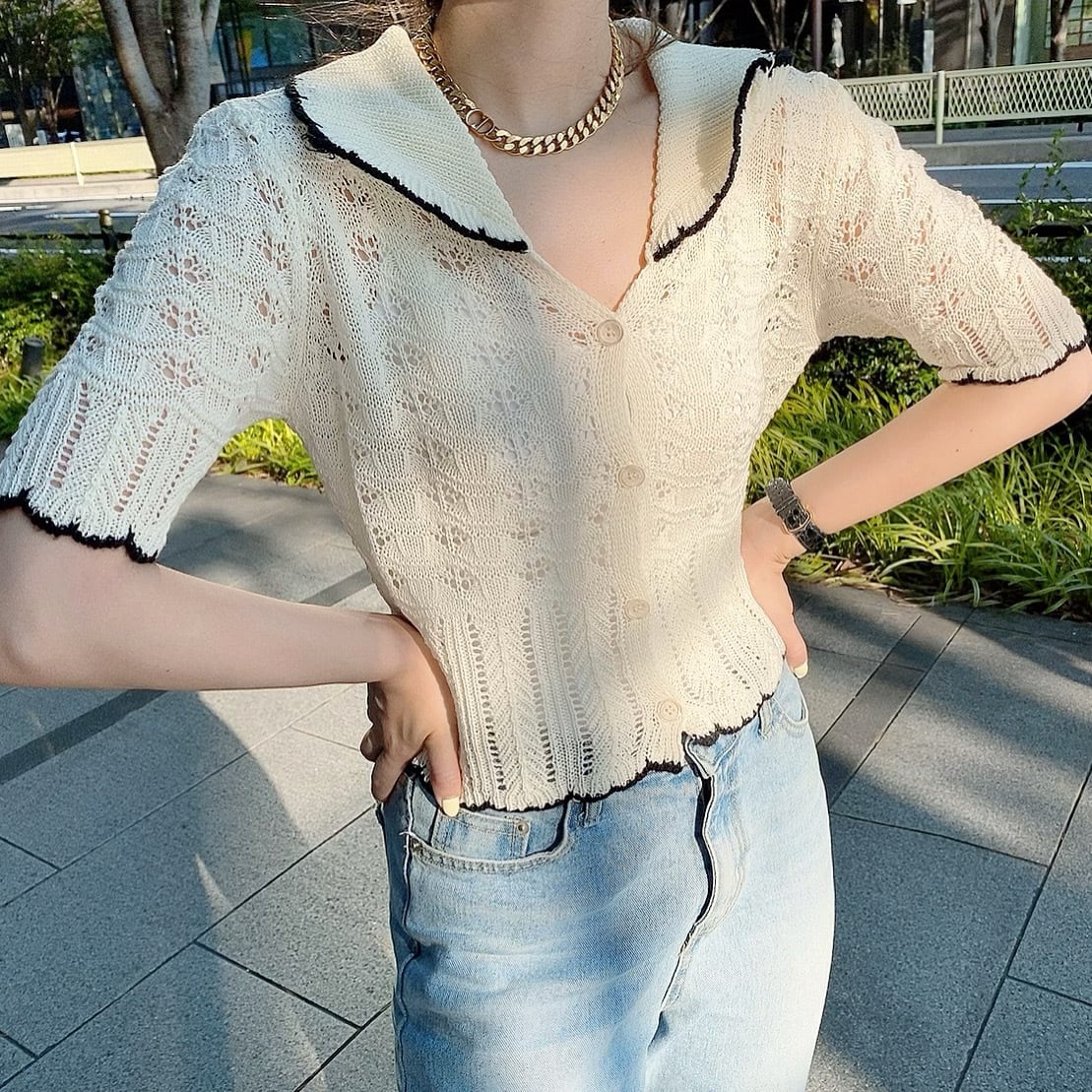 Olivia cardigan /ivory (7月上旬頃発送予定)
