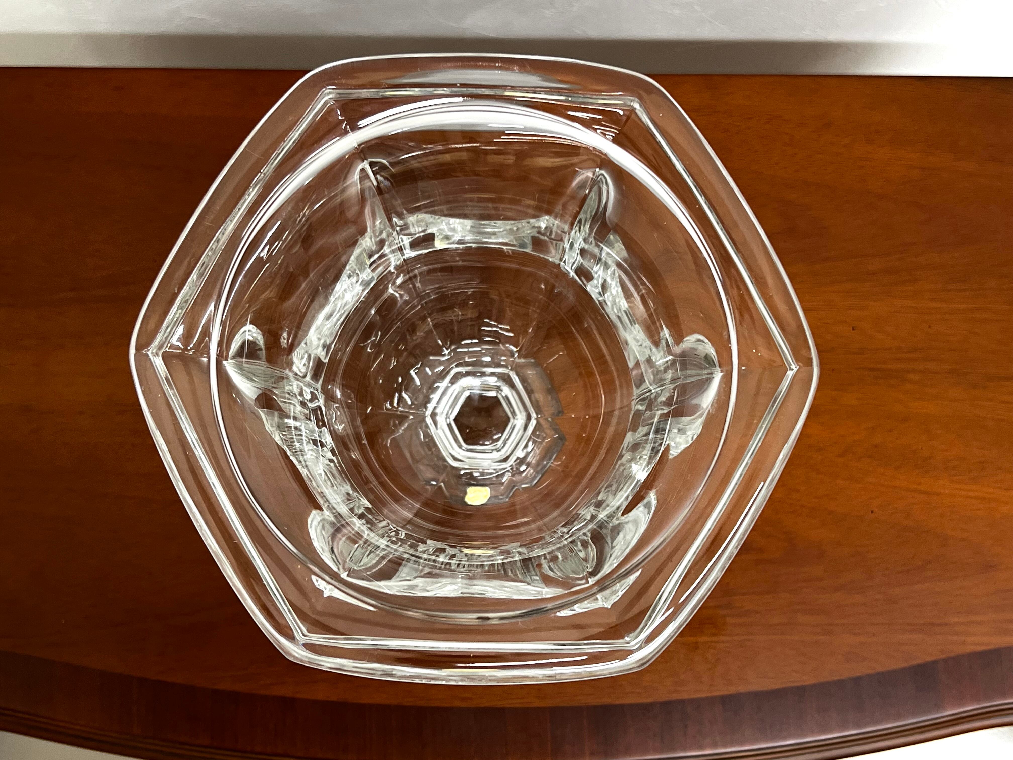 ドイツ製 Genuine Lead Crystal 大型クリスタル花瓶 ソリッド