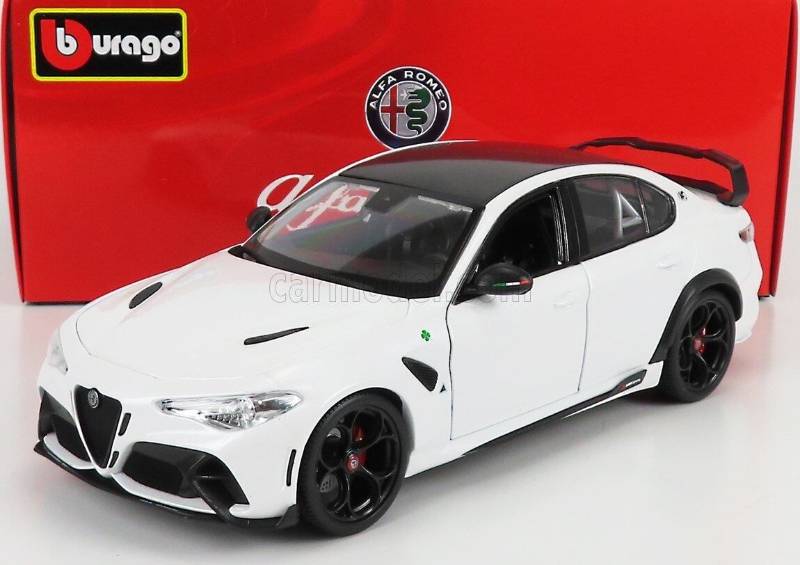 ブラーゴ 1/18 アルファロメオ ジュリア GTAm 2020 (ホワイト) ミニカー 1/18 アルファロメオ ジュリア GTAm ブラーゴ BURAGO 1/18