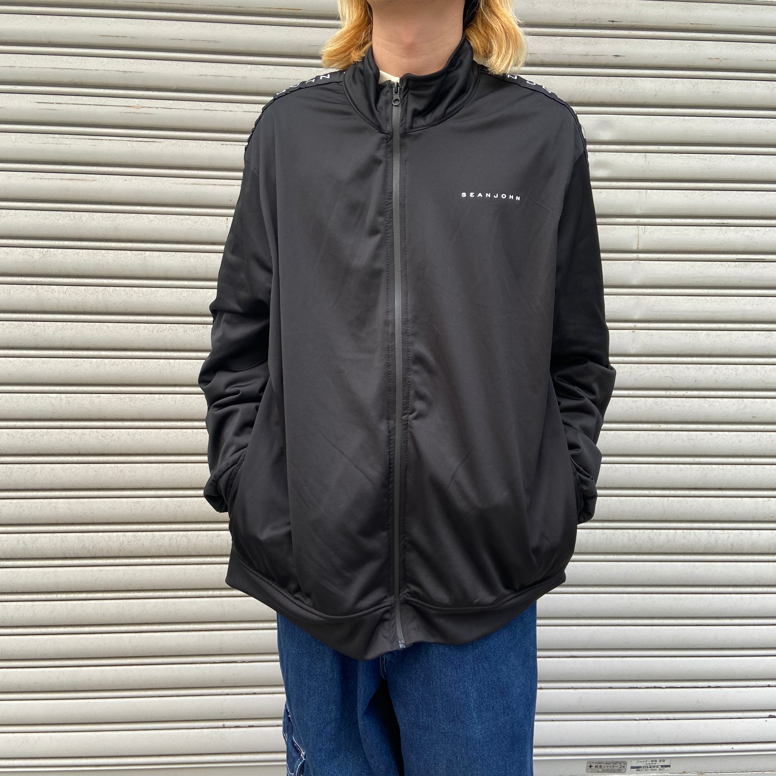 送料無料』SEANJOHN ショーンジョン トラックジャケット ブラック 3XL