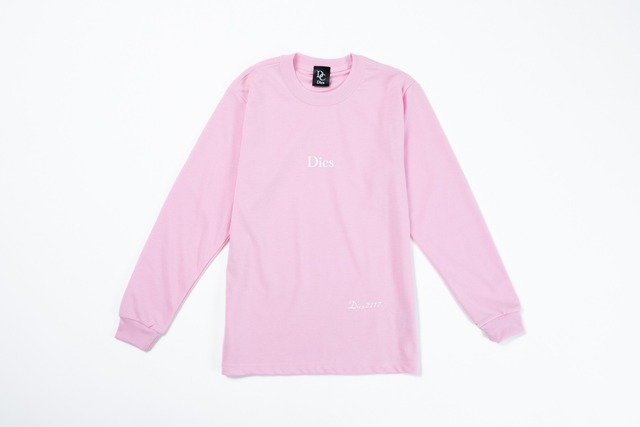 DICS エアーロングTシャツ　ピンク　【日本製】