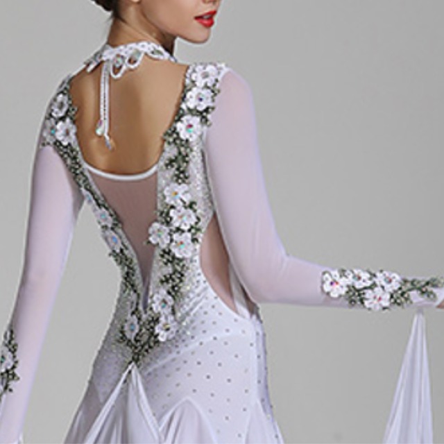 フラワーモチーフデザイン　 シフォン スカートドレス  ds0185　