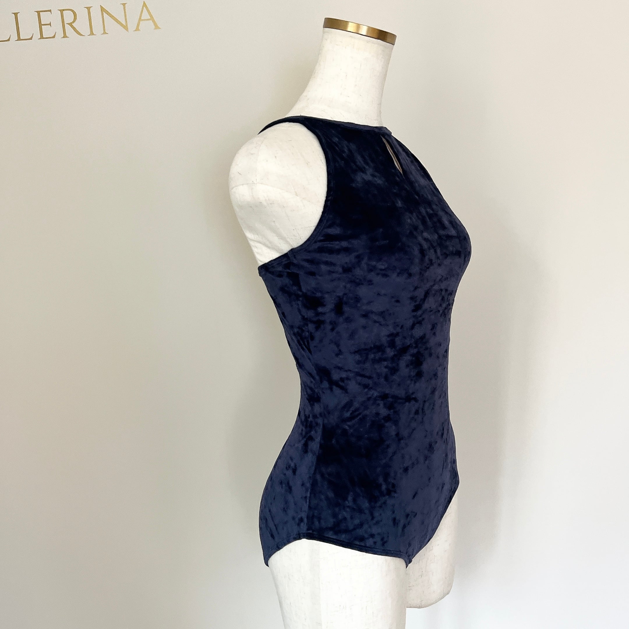 ネイビー バレエ レオタード Velour Kitty バレエレオタード（Navy) | バレエショップ Snowflake