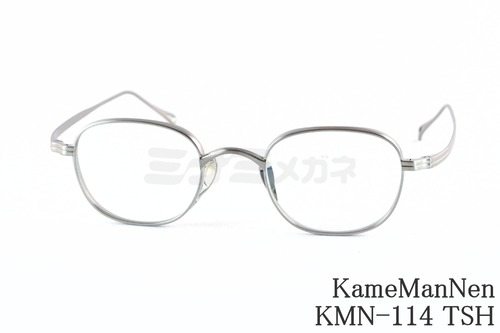 KameManNen メガネ KMN-6148 BK パリジャン スクエア インナーメタル