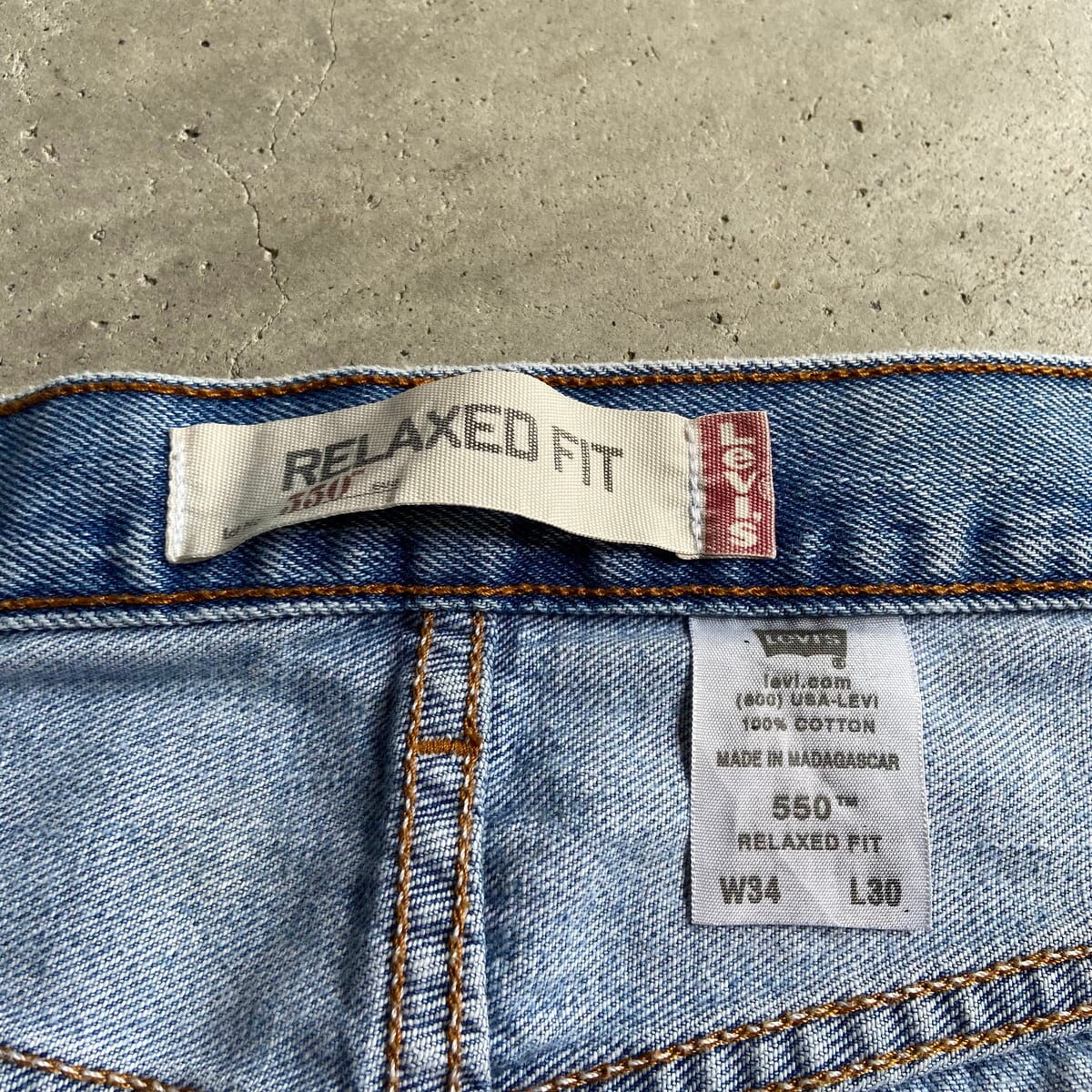 W34 L30 90's Levi's 550 リラックス バギー デニム 【公式通販】