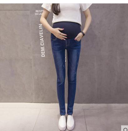 【新作】【送料無料】 マタニティジーンズパンツ妊婦看護ジーンズロングプロップベリーレギンススキニーマタニティ服妊娠パンツ AL expec486006354359