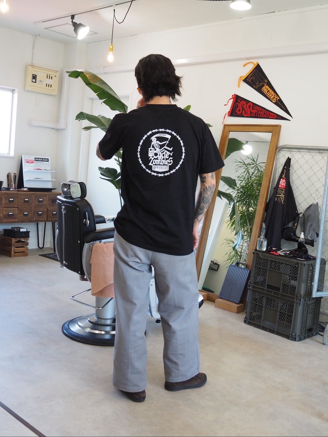 UPPERCUT DELUXE 限定 CYCLE ZONBIES Tシャツブラック各サイズ