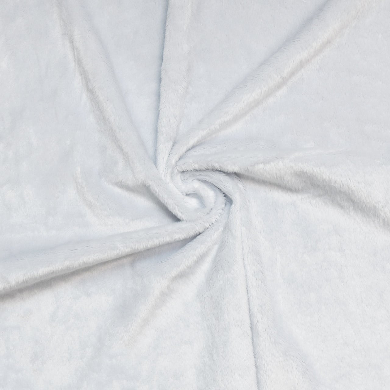 カットクロス☆ソフトボア5mm(ホワイトブルー)LB043 ボア生地 50cm