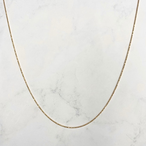 【14K3-44】16inch 14K real gold chain necklace