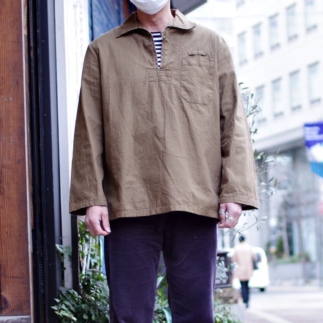 German work shirt シャツ ビンテージシャツ 古着 軍物-